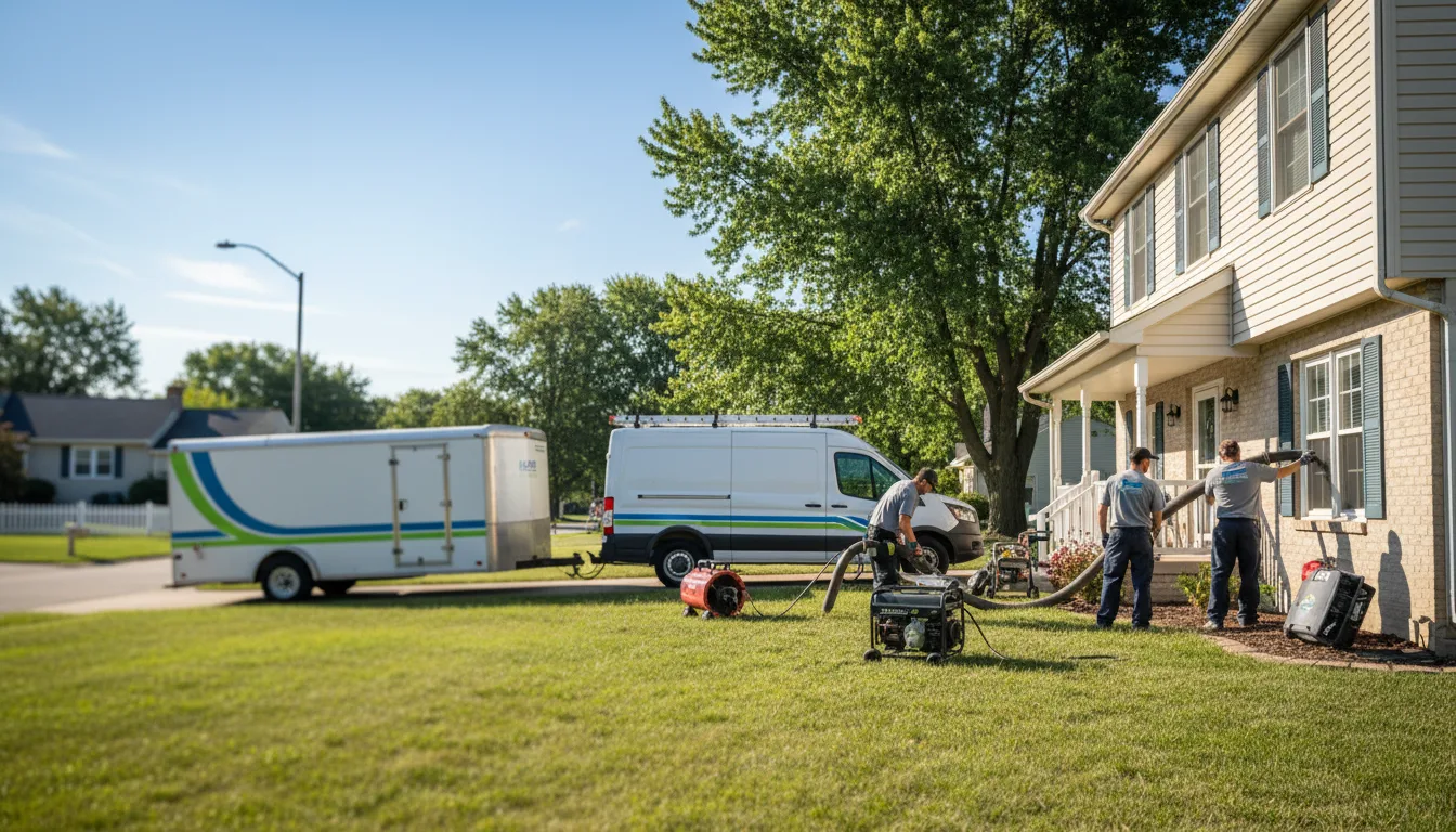 Flooded Basement Restoration And Cleanup With Repair in Saint Marys, OH near me